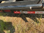 Trailer Chassis with License Plate Light Functional