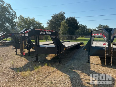 2025 Trailmax 7000 lb 40 ft T/A Gooseneck Remolque Portamaquinaria