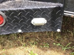 Trailer Chassis with License Plate Light Functional