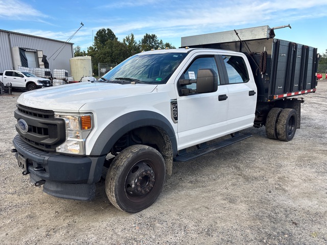 2020 Ford F-450 XL 4x2 Crew Cab Flatbed Dump Truck 2020 Ford F-450 XL 4x2 Crew Cab Flatbed Dump Truck
