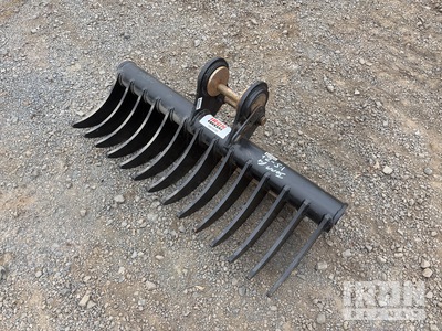 1000 in Q/C Excavator Rake - Fits 1.5 - 2 Ton (Unused)