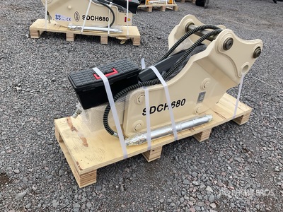 2026 SDCH SDCH680 Martillo Hidraulico (Sin Usar) / الكسارة الهيدروليكية ذات المحراث الخلفي - Fits 4 - 7 ton Excavators (Unused)