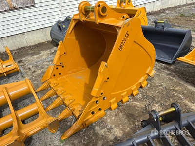 2026 Warrior WBRC20-1400 53 in Digging Excavator Bucket - Fits Cat 320 / 20 - 25 ton (Unused)