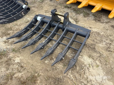 2026 Warrior WBRC05-1000 39 in Excavator Rake - Fits Cat 305 / 5 - 6 ton (Unused)