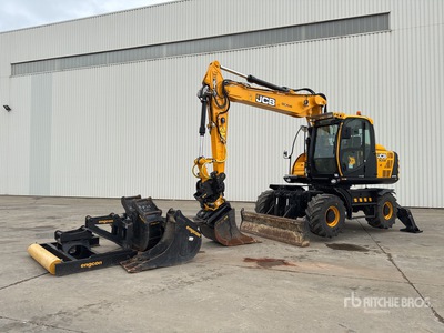 2023 JCB JS145WT-SV Pelle Sur Pneus Excavadora de Ruedas