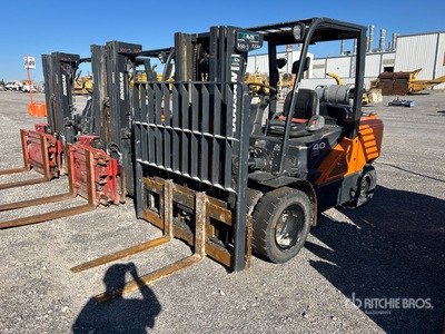 2021 Doosan G40S-7 8350 lb Pneumatic Tire Forklift