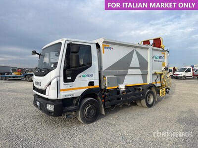 2020 Eurocargo ML100E21/P 4x2 Rear Loader شاحنة جمع النفايات