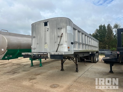 2001 Trailstar 32 ft 9 in T/A Aluminum End Dump Trailer