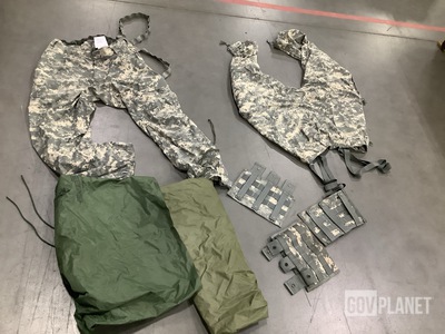 (25) Clothing Bags, (21) Cold Weather Trousers & Assorted Items