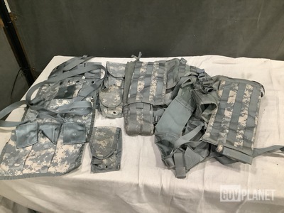 (92) Bandoleer Ammo Pouches, (211) M4 Two Mag Pouches & Assorted Items