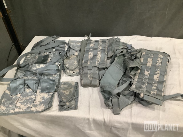 (92) Bandoleer Ammo Pouches, (211) M4 Two Mag Pouches & Assorted Items