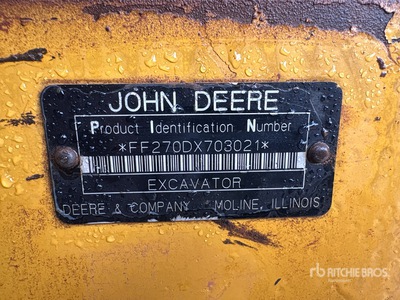 2006 John Deere 270D LC Tracked Excavator