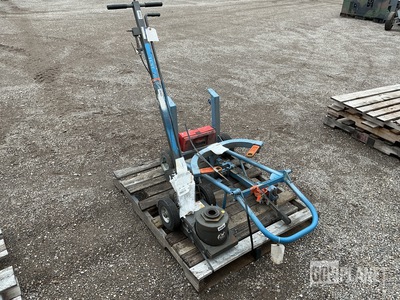 (1) Gray TSL-70 Hydraulic Service Jack & (1) Back Buddy II Drum Dolly