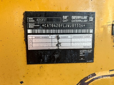 2013 Cat 420F IT 4x4 Koparko-ładowarka