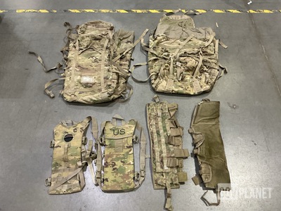 (21) Tactical Assault Panels, (60) Hydration System Carriers & Assorted Items