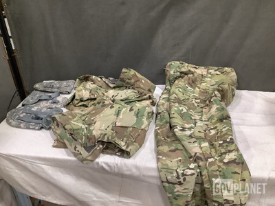 (24) Entrenching Tool Carriers, (3) Wet Weather Jackets & Assorted Items