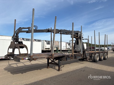 2005 Valley 47 ft Tri/A Self-Loading Remorque à bois