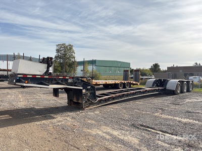 2008 Deloupe 60 ton Tri/A Beam Removable Gooseneck Góndola