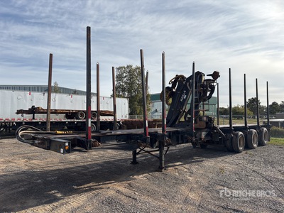1997 BWS 45 ft Tri/A Self-Loading Log Trailer