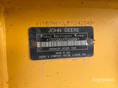 2013 John Deere 700K Planierraupe