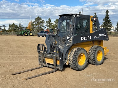 2019 John Deere 324G Two-Speed شاحنة جرافة
