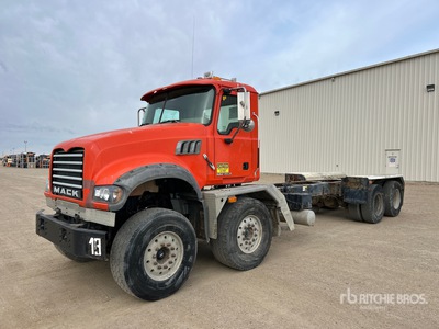 2009 Mack GU713 8x4 Twin-Steer Cab and Chassis