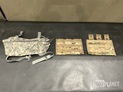 (184) M4 Three Mag Pouches, (135) Waist Packs & Assorted Items