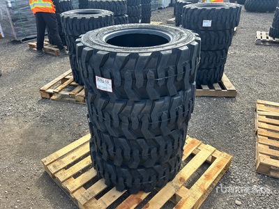Quantity of (4) 12-16.5 Heavy Duty Reifen (Unused)