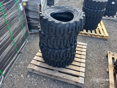 Quantity of (4) 12-16.5 Heavy Duty Reifen (Unused)