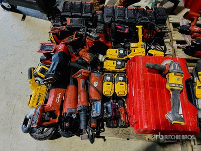 Quantity of Power Tools & Batteries