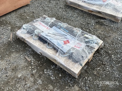 Quantity of (8) Greatbear Double Leg Lifting Chain Sling Divers (Unused)