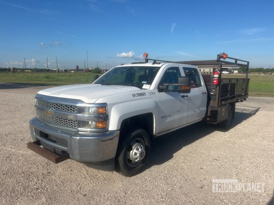 2019 Chevrolet Silverado 3500HD 4x2 Crew Cab Autocarro cassone fisso