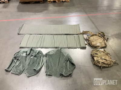 (11) Cold Weather Jackets, (20) Self-Inflating Sleeping Mats & Assorted Items