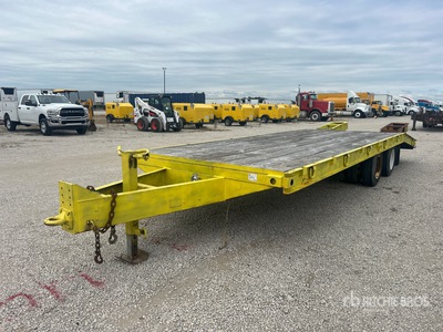 2008 Belshe DT256 25 ft T/A Equipment Trailer