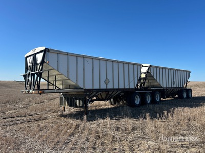 1995 Lode King Super B-Train Grain Trailer