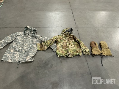 (6) Cold Weather Parkas, (3) Wet Weather Jackets & Assorted Items