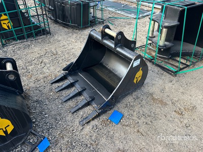 Trojan 36 in Digging Benna per escavatore - Fits 50mm Cat 307/308 Komatsu PC78/88 Deere/Hitachi 75/85