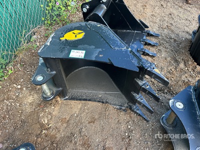 Trojan 24 in Digging Benna per escavatore - Fits Cat 305, 305.5 Komatsu PC45/50/55, Hyundai R55, Hitachi/Deere 50D/G, Case, New Holland, Kobelco SK50, Bobcat E50/341/337