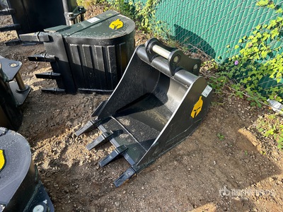 Trojan 24 in Digging Excavator Bucket - Fits Cat 305, 305.5 Komatsu PC45/50/55, Hyundai R55, Hitachi/Deere 50D/G, Case, New Holland, Kobelco SK50, Bobcat E50/341/337