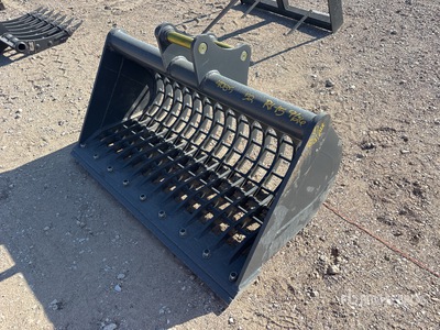 2026 Warrior WBMCS5-1320 52 in Skeleton Cleanup Excavator Bucket - Fits Cat 305 / 5 - 6 ton (Unused)