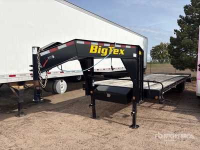 2023 Big Tex 16GN-25BK+5MR 30 ft T/A Gooseneck Equipment Trailer