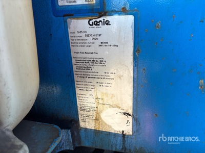 Genie S-85 XC 4WD Diesel Plataforma Elevadora Telescópica