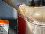 Engine with Cooling System Leaks
