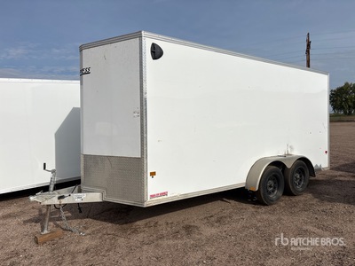 2025 Alcom 16 ft T/A Enclosed Trailer