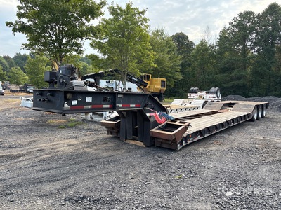 Wallace DLBT50-3 Tri/A Removable Gooseneck Lowboy Trailer