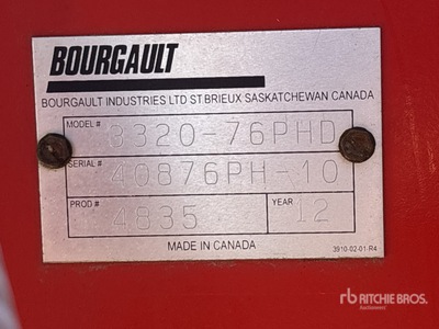 2012 Bourgault 3320PHD 76 ft Air Drill