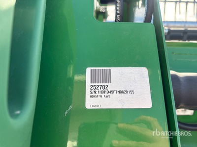 2022 John Deere HD45F 45 ft Flex Draper Tête de moissonneuse-batteuse