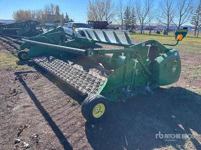 2015 John Deere 615P 15 ft maaikop aanhanger