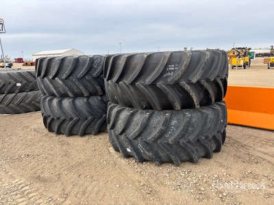 Quantity of (4) Goodyear 800/55R46 Tires - Fits John Deere R4060