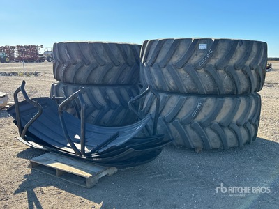 Quantity of (4) Goodyear 800/55R46 800/55R46 Tires - Fits John Deere 616R